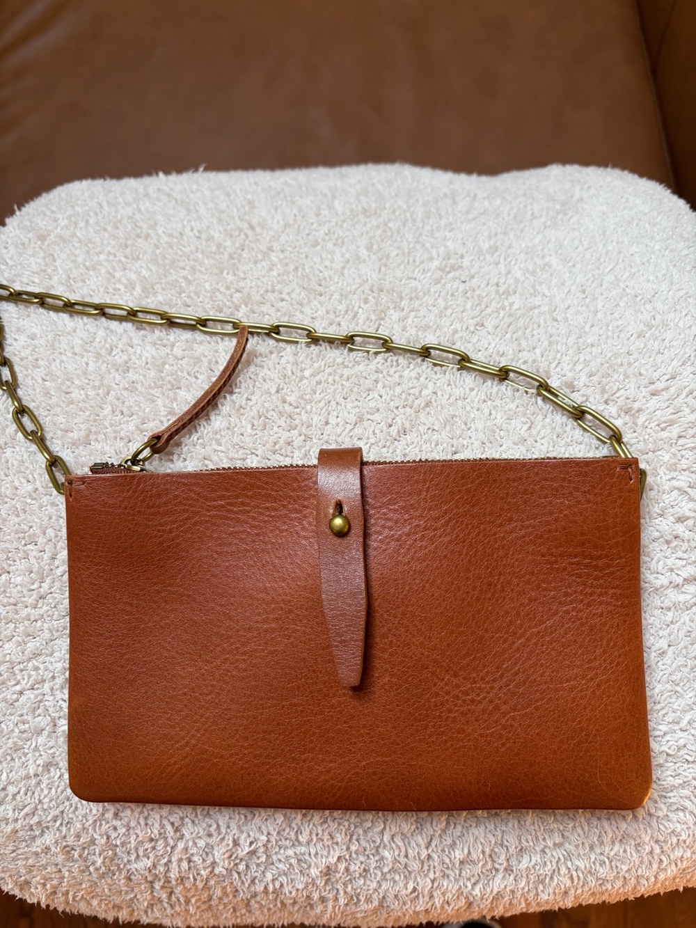 Madewell Transport Accordion Mini Leather Crossbody Handbag